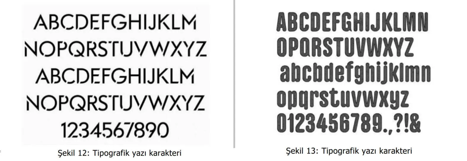 tipografik yazı karakter örnekleri-Malatya Patent